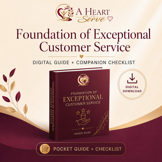 Foundation of Exceptional Customer Service: Digital Guide + Companion Checklist